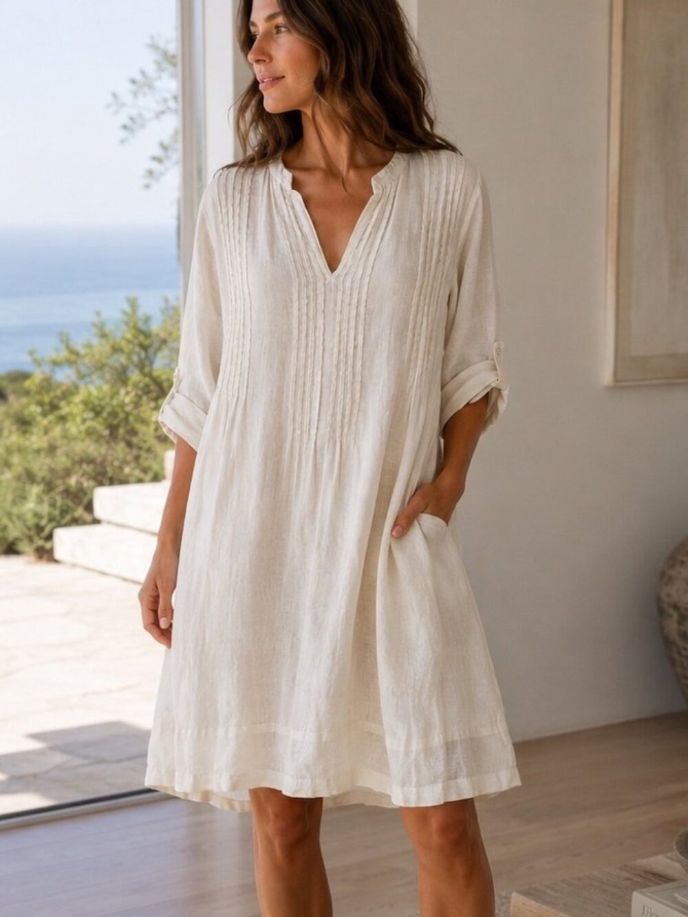 Cp Shades Linen Tunic
